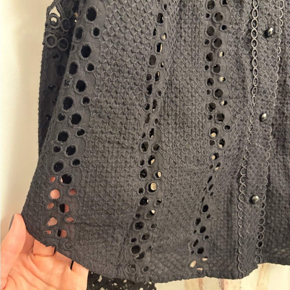 Black Lace Shirt​ - Picture 5 of 9